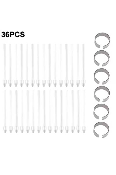 Choice أبيض - 6 مجموعات من رؤوس أقلام اللمس البديلة لأقلام S Pen ورأس احتياطي...