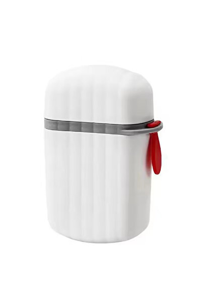 Choice صندوق تخزين محكم الإغلاق من قطعة واحدة أبيض، صندوق صابون محمول مقاوم ل...