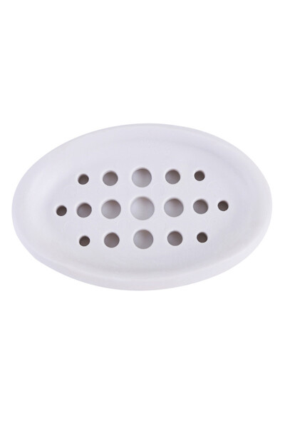 Choice white Silicone Non-slip Soap Holder Dish Bathroom Shower Storage Plate...