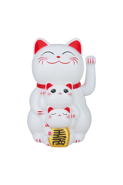 Choice متجر العلامة التجارية الجديدة باللون الأبيض للمنزل القط المحظوظ زينة ا...