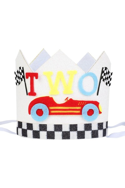 Choice قبعة عيد ميلاد متعددة الاستخدامات - تاج لامع لعيد الميلاد الثاني على ش...