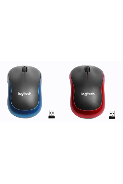logitech blue red M185 Mini Wireless Mouse 1000DPI Silent Optical Mouse 2.4GHz with USB Mini Receive