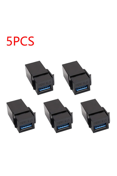Choice White 5PCS USB 3.0 Keystone Jack Inserts Connect Equipment with USB Po...