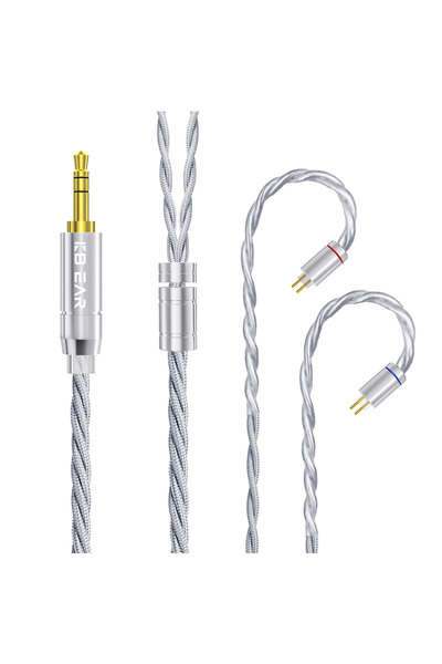 Choice سلك استبدال سماعة الأذن KBEAR ST20 رباعي النواة بطول 1.2 متر، مزود بـ ...