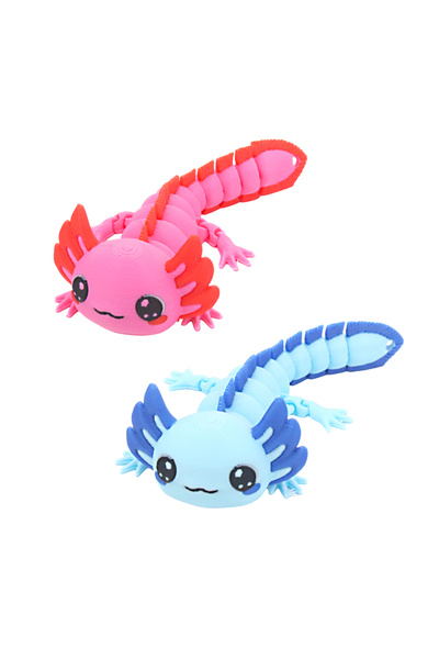 Choice تمثال محاكاة السمندل ثلاثي الأبعاد مطبوع قطعتين، لعبة جديدة لتخفيف الت...