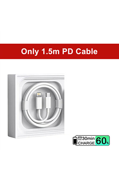 Choice كابل 1.5 متر فقط شاحن USB-C سريع 35 وات PD لهاتف iPhone 13 14 Pro Max ...