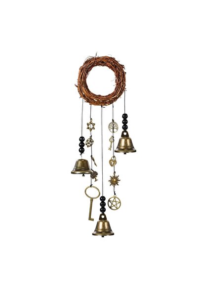 Choice أجراس الساحرة للحماية من الأكاليل المعلقة يدويًا، أجراس الرياح السحرية...