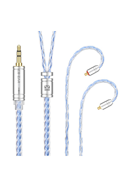 Choice سماعة أذن فضية MMCX-3.5 KBEAR ST16 Plus 5N عالية النقاء مطلية بالنحاس ...