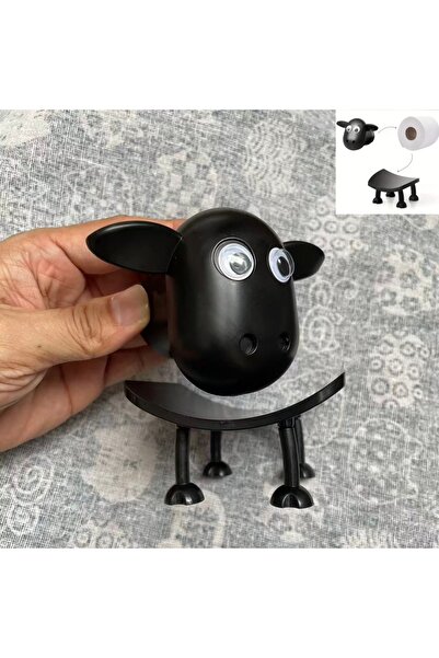 Choice حامل ورق تواليت على شكل خروف وراكون لطيف، قطعة واحدة، ديكور حمام مرح م...