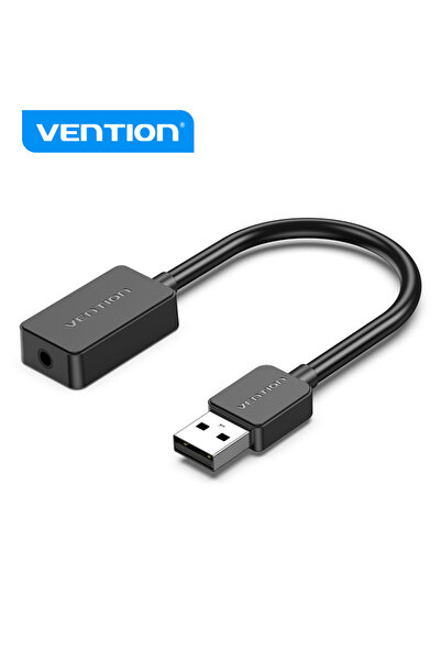 Choice 0.15M Vention Sound Card USB to 3.5 Audio Adapter with Microphone External Sound Card for PC Laptop