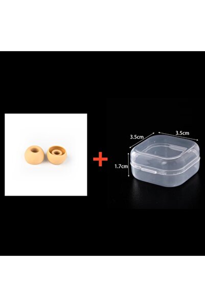 Choice سماعات أذن سلكية من KBEAR باللون البني M، أطراف أذن من السيليكون، تصميم مريح وآمن على البشرة لسماعات KB02