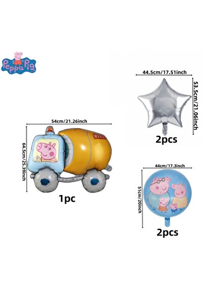 Choice شاحنة أسمنت أخرى، 5 قطع، حفارة، خزان أسمنت، سيارة، كرة مطابقة، أربع نقاط
