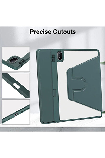 Choice حافظة MatePad SE 11 2024 باللون الأخضر الداكن لجهاز MatePad SE 11 مع ح...