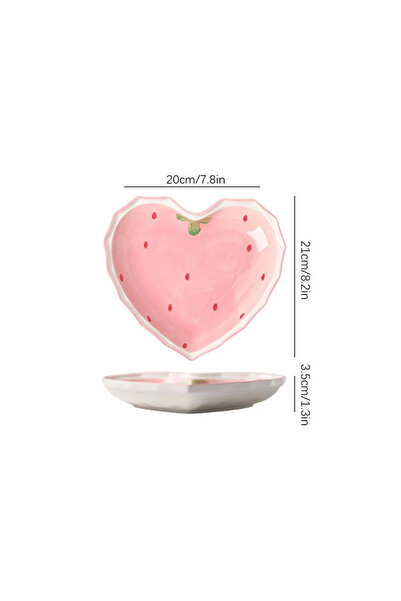 Choice 1pc Strawberry plate 3pcs Strawberry Bowl Spoon Plate set beautiful gi...