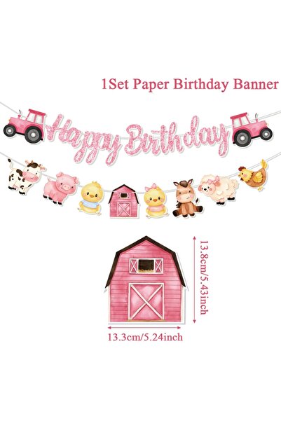 Choice مجموعة واحدة من لافتات حروف عيد الميلاد السعيدة ذات طابع حيوانات المزر...