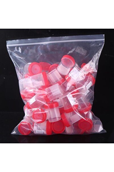 Choice 50PCS 10/50Pcs Disposable Urine Cups With Tags 60ml Plastic Cup Contai...