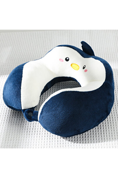 Choice وسادة على شكل حرف U من الكرتون الجديد على شكل بطريق من مادة البولي برو...