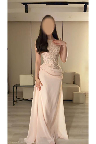 Rahibhdresses 🌸 112 فستان سهرة شيفون مطرز ناعم