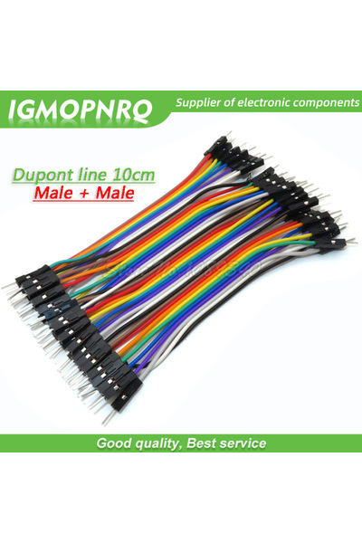 Choice 40PCS 10CM Dupont Line Male to Male Jumper Dupont Wire Cable For Ardui...