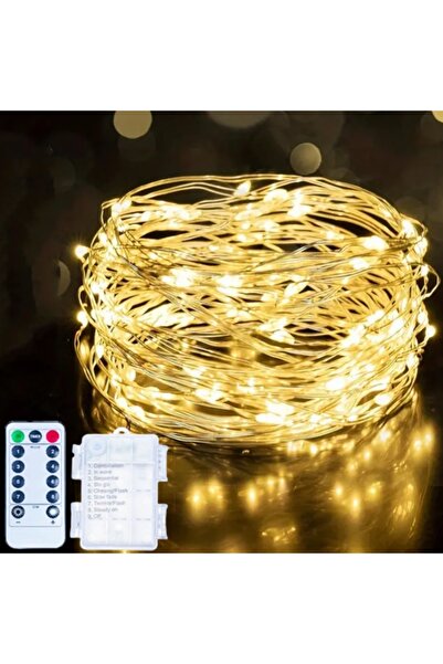 Choice سلسلة أضواء نحاسية دافئة بطول 30 مترًا و300 مصباح LED تعمل بالبطارية و...