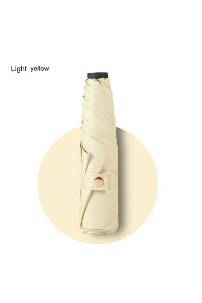 Choice metal-fiber composite 6K Light Yellow Ultra-light UPF50+ Umbrella Carb...