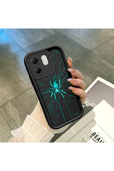 Hontinga حافظة هاتف بسيطة مضادة للسقوط من السيليكون الناعم باللون الأسود متوا...