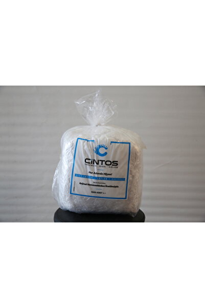 Cintos Galoş 20 Mikron 1000 li Çift Lastik-Şeffaf