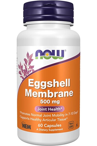 Now Foods المكملات الغذائية، غشاء قشر البيض ٥٠٠ مجم، ٦٠ كبسولة نباتية