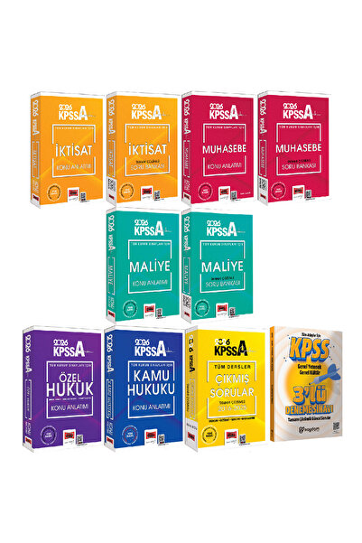 Yargı Yayınları 2026 KPSS-A Grubu İktisat-Maliye-Muhasebe-Hukuk Konu Anlatımı...