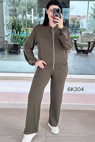 İnce Topuk Striped Modal Suit 6K304