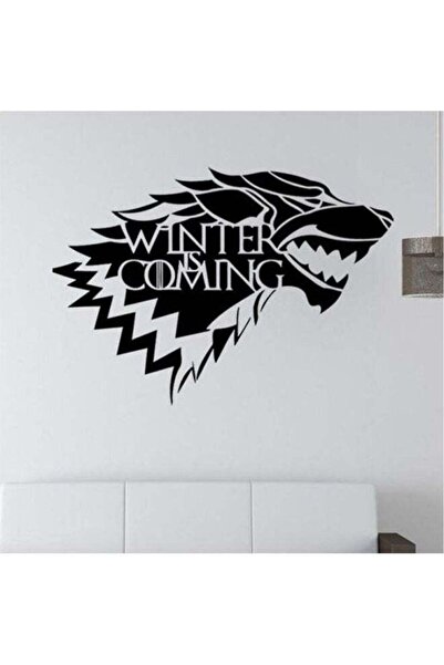 Generic Game of Thrones Removable Wall Sticker Decal - Black 40X30cm