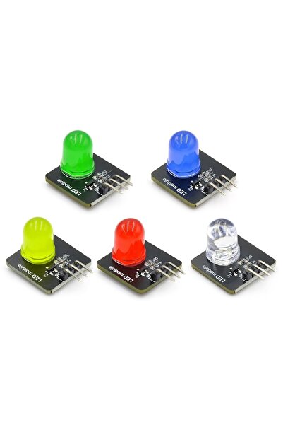 Choice11 خمسة ألوان مجموعة واحدة من كتلة البناء الإلكترونية 10 مم وحدة إضاءة ...