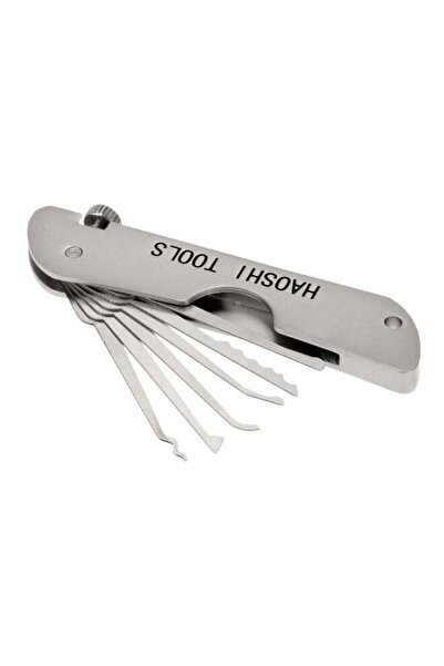 Generic أداة فتح أقفال الأبواب المحمولة القابلة للطي باللون الفضي