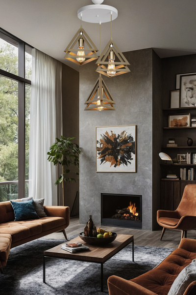 lumenistanbul VİVA ÜÇLÜ ÇEMBER AVİZE BEYAZ ESKİTME