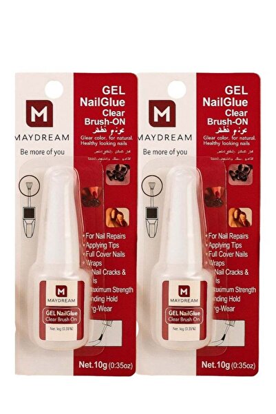 MAYDREAM غراء أظافر شفاف من مي دريم - قطعتين