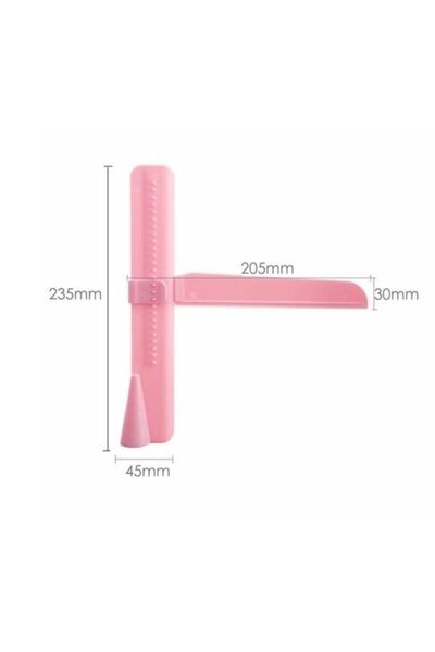 Yash Racleta reglabila din plastic pentru nivelare tort, culoare roz