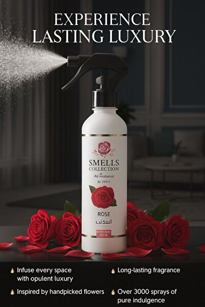 SMELLS COLLECTION معطر الجو ROSE من