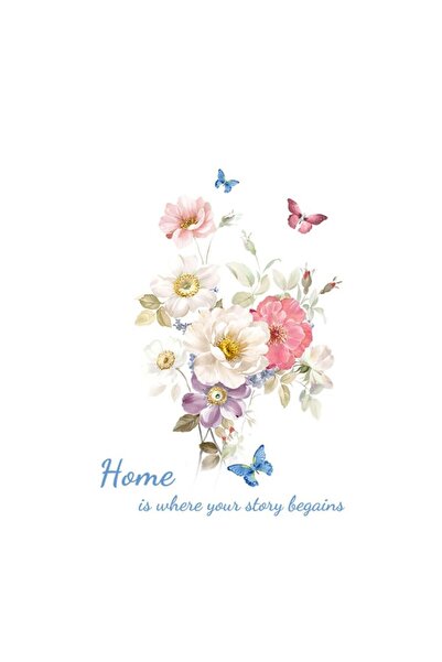 Yash Sticker - Home is where your story begains- 35x50cm, multicolor