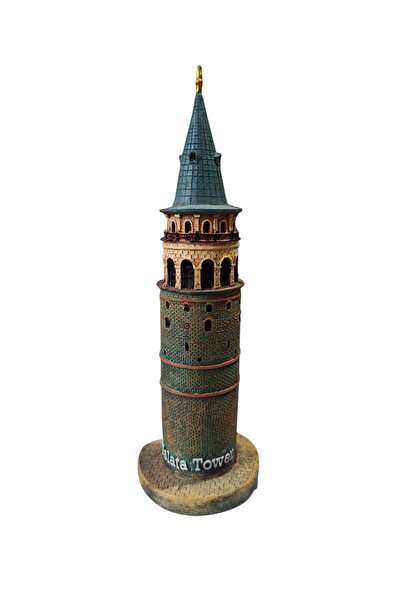 Hureggo vintage Galata Kulesi polyester biblo & 19 cm