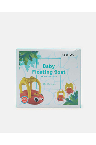 REDTAG Red Baby Floating Boat With Canopy & Horn