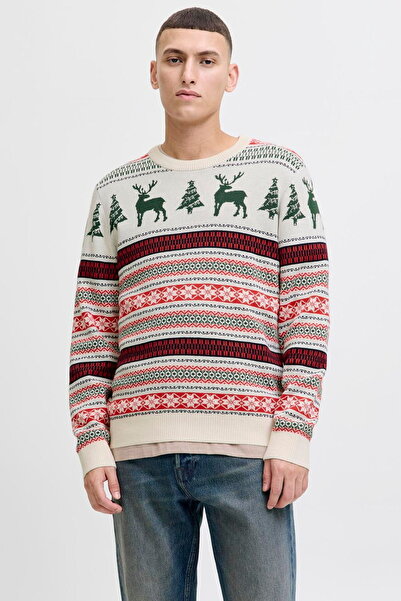 Jack & Jones Men's New Year's Themed Sweater - Xmas