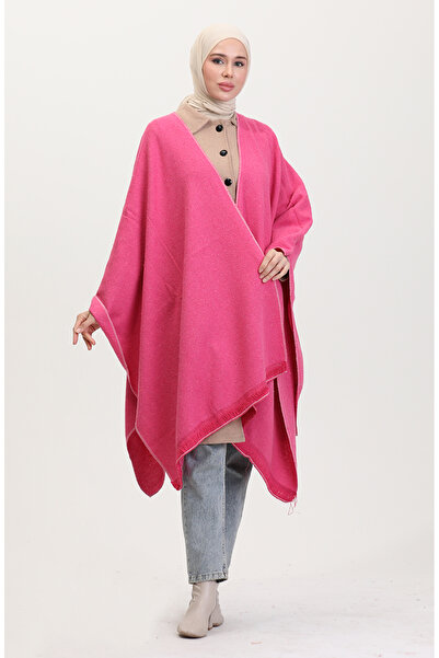 sefamerve Poncho Shoulder Shawl 2017-01 Pomegranate Flower