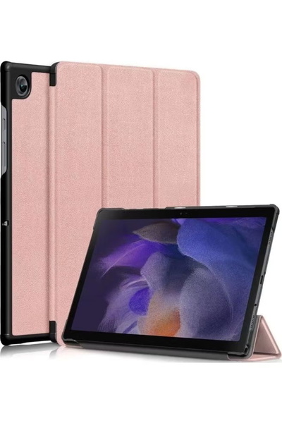 URBBKING Slim Stand Protective Tablet Cover For Samsung Galaxy Tab A8 2021,with Auto Wake/Sleep (Rose Gold)