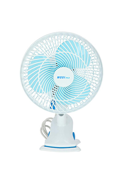 modi مروحة محمولة بمشبك - تبريد هادئ، زاوية قابلة للتعديل، تدفق هواء قوي للمنزل والمكتب