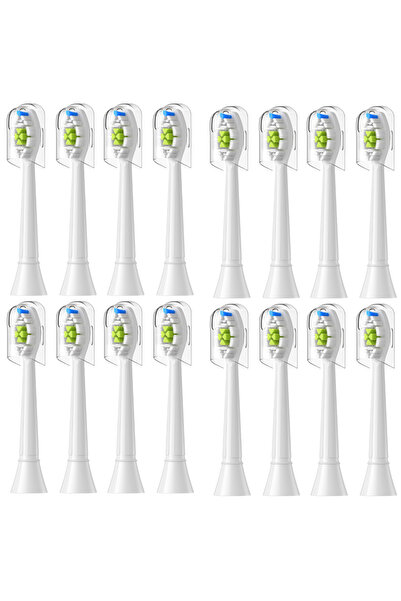Choice1 16pcs White 4/8/12/16pcs Replacement Toothbrush Heads Compatible with...