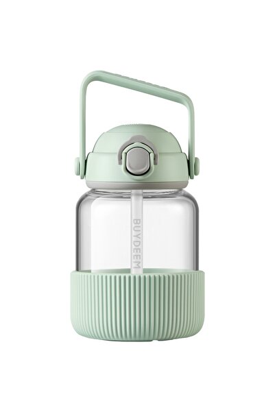 BUYDEEM Sticla cu pai portabila DG78-CG, 800 ml Verde