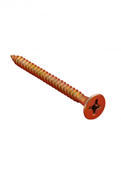 Gray Square Set 1000 Șurub pentru lemn, cap înecat, oțel zincat 4 x 30 mm