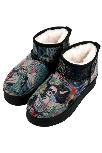 Dogo Γυναικεία Vegan Δερμάτινα Μαύρα Μποτάκια - Χρειάζομαι Τέχνη Σχεδιασμού