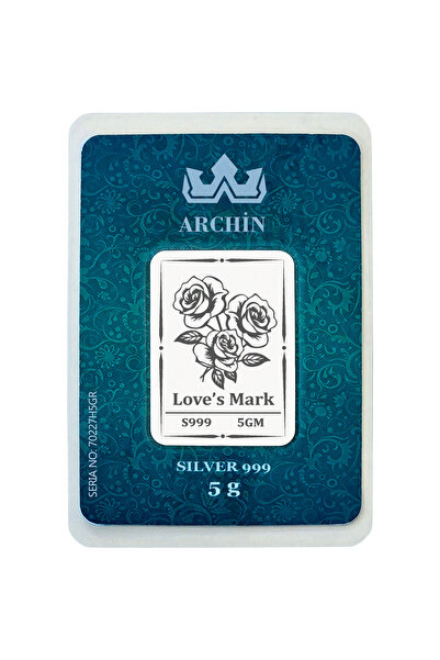 archin Kulce Tasarımlı Doğum Günü Hediyesine Özel Sevgi Gülü Temalı Saf Kolek...