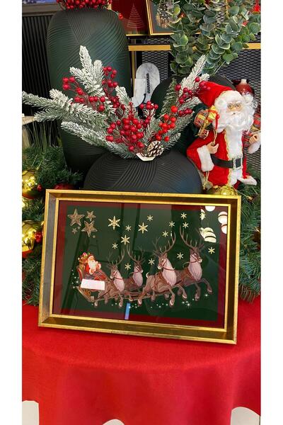 PINALE ART Lüks Yılbaşı Özel Hediye Yılbaşı Yeni Yıl Sunum Tepsisi